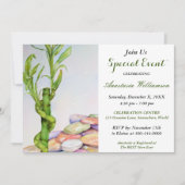 幸せなリタイアメントパーティーのご招待 招待状 (正面)