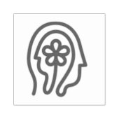 幸せなリビングロゴラバースタンプ ラバースタンプ (インプリント)