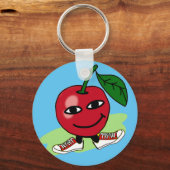 幸せなリンゴ キーホルダー (正面)