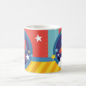 幸せなロケット コーヒーマグカップ (中央)