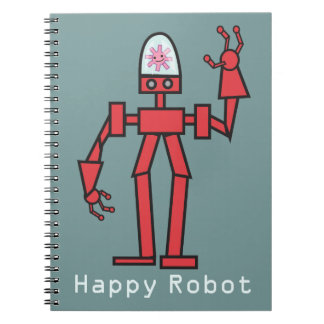 幸せなロボット ノートブック