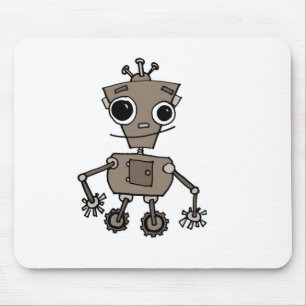 幸せなロボット マウスパッド