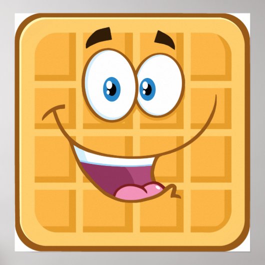 幸せなワッフル ポスター (正面)