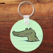 幸せなワニ キーホルダー (正面)