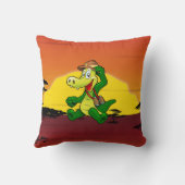 幸せなワニ クッション (裏面)