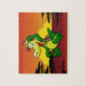 幸せなワニ ジグソーパズル (縦)