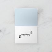 幸せな一日!折り畳みカード カード (内部)