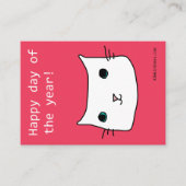 幸せな一日！- AIによって生成されたバレンタイン エンクロージャーカード (正面)