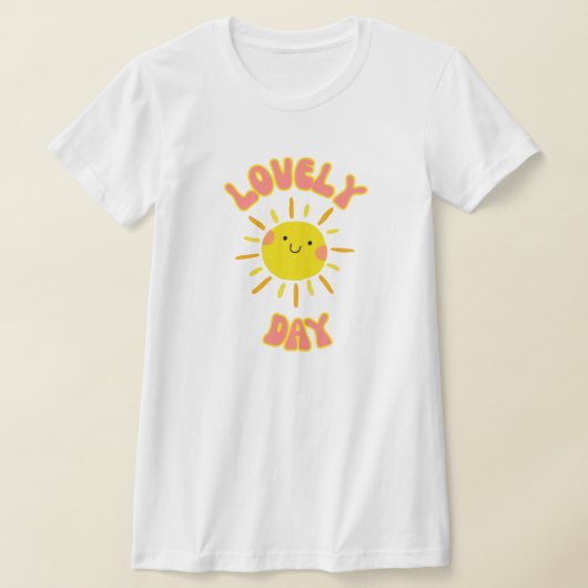 幸せな一日 Tシャツ (レイダウン)