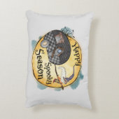 幸せな不気味季節 |ハロウィンキャンプ アクセントクッション (裏面(縦))