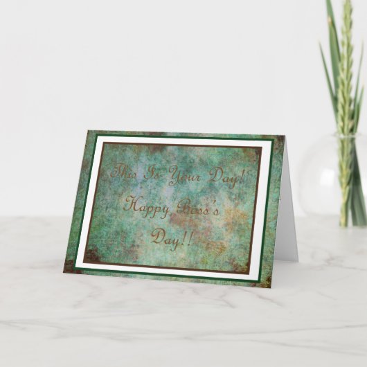 幸せな主任の日カード! カード (正面)