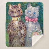 幸せな二人 | Louis Wain | シェルパブランケット (正面)