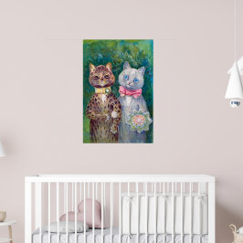 幸せな二人 | Louis Wain | ポスター