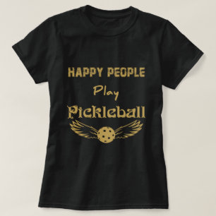 幸せな人々の演劇Pickleball Tシャツ