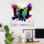 幸せな人々 ポスター (ホームオフィス)