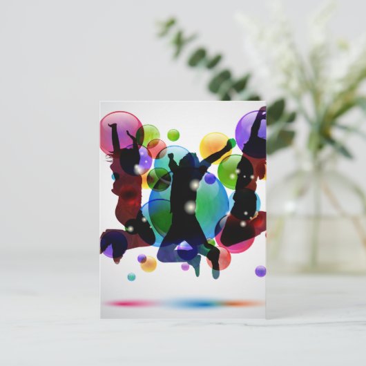 幸せな人々 ポストカード (スタンド正面)