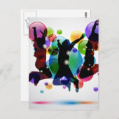 幸せな人々 ポストカード (正面/裏面)