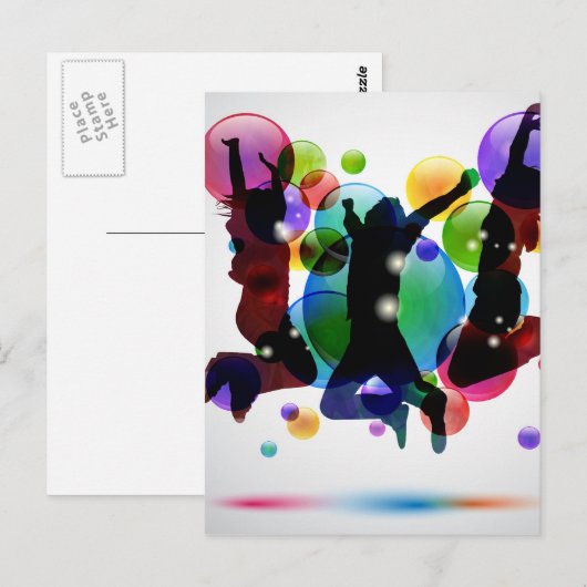 幸せな人々 ポストカード (正面/裏面)