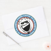 幸せな人は幸せになる ラウンドシール (封筒)