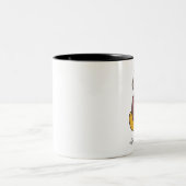 幸せな人生を生きる ツートーンマグカップ (中央)