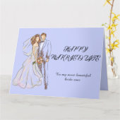 幸せな人結婚した生 カード (黄色い花)