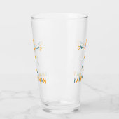 幸せな人間の骨格 タンブラーグラス (左)