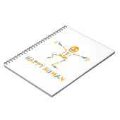 幸せな人間の骨格 ノートブック (左側)