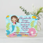 幸せな人魚のプールを囲んでのパーティ 招待状 (スタンド正面)