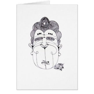 "幸せな人"のかき立てられたカード