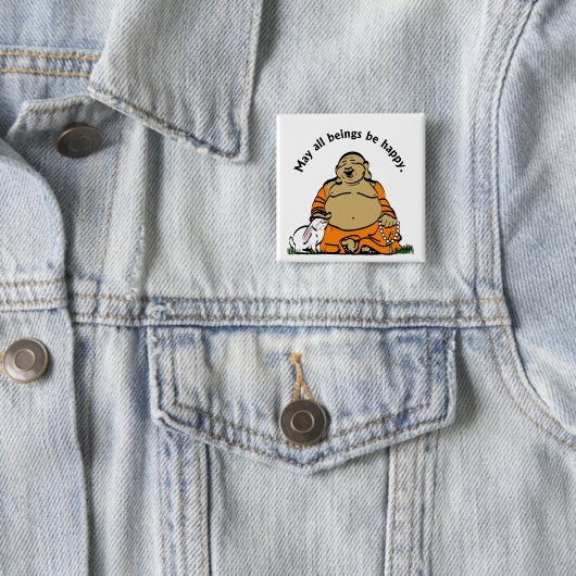 幸せな仏 缶バッジ (インサイチュ)