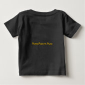 幸せな仕事をする人 ベビーTシャツ (裏面)