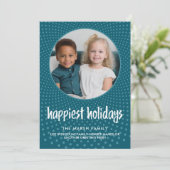 幸せな休日と水玉模様日が差すこと写真 シーズンカード (スタンド正面)