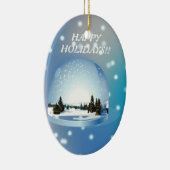 幸せな休日のオーナメント! セラミックオーナメント (右)