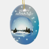 幸せな休日のオーナメント! セラミックオーナメント (裏面)