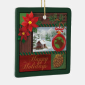 幸せな休日のオーナメント セラミックオーナメント (右)