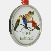 幸せな休日のオーナメント メタルオーナメント (右)