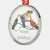 幸せな休日のオーナメント メタルオーナメント (左)