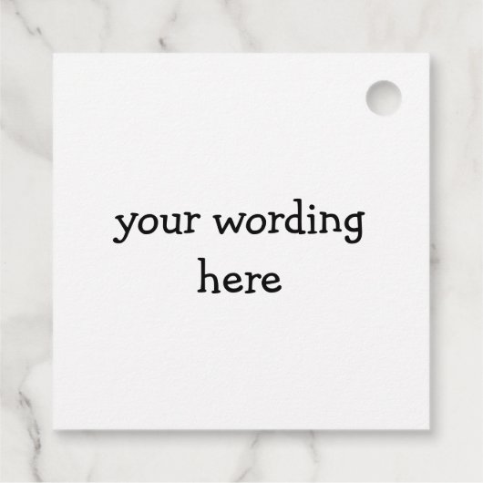 幸せな休日のカードを持ってきてほしい フェイバータグ (裏面)