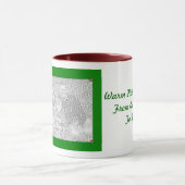 幸せな休日のクリスマスくま マグカップ (中央)