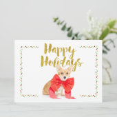 幸せな休日のコーギーカード シーズンカード (スタンド正面)