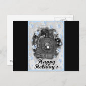 幸せな休日のモデル列車 シーズンポストカード (正面/裏面)