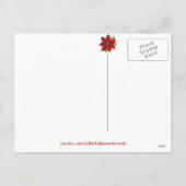 幸せな休日のリースの郵便はがき シーズンポストカード (裏面)