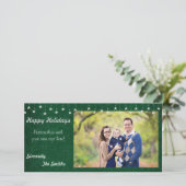 幸せな休日のヴィンテージの星は緑8x4をつけます シーズンカード (スタンド正面)