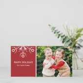 幸せな休日の写真カード シーズンカード (スタンド正面)