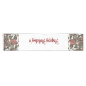 幸せな休日の基本的なテーブルのランナー ショートテーブルランナー (横)