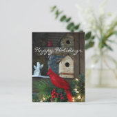 幸せな休日の基本的な郵便はがきはカスタマイズ シーズンポストカード (スタンド正面)