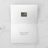 幸せな休日の挨拶状-嘆く鳩 シーズンカード (内部)