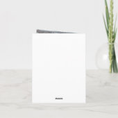 幸せな休日の木のノートの輝き シーズンカード (裏面)