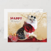 幸せな休日の郵便はがき シーズンポストカード (正面/裏面)