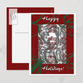 幸せな休日の郵便はがき シーズンポストカード (正面/裏面)